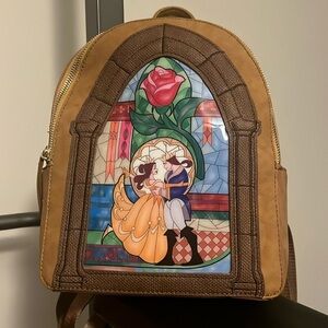 Danielle Nicole DISNEY BEAUTY AND THE BEAST STAINED GLASS ARCH Mini Backpack